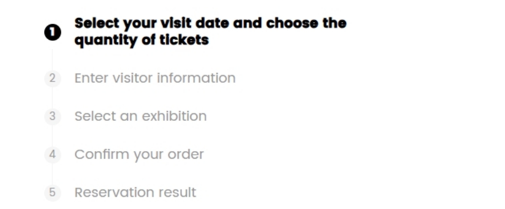 Booking process