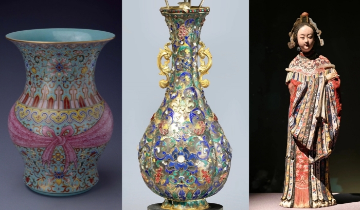 Ceramic Pots, vase and figure