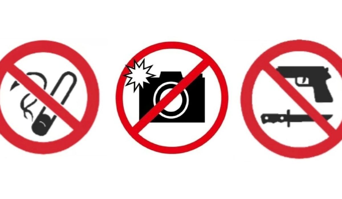 Forbid signs