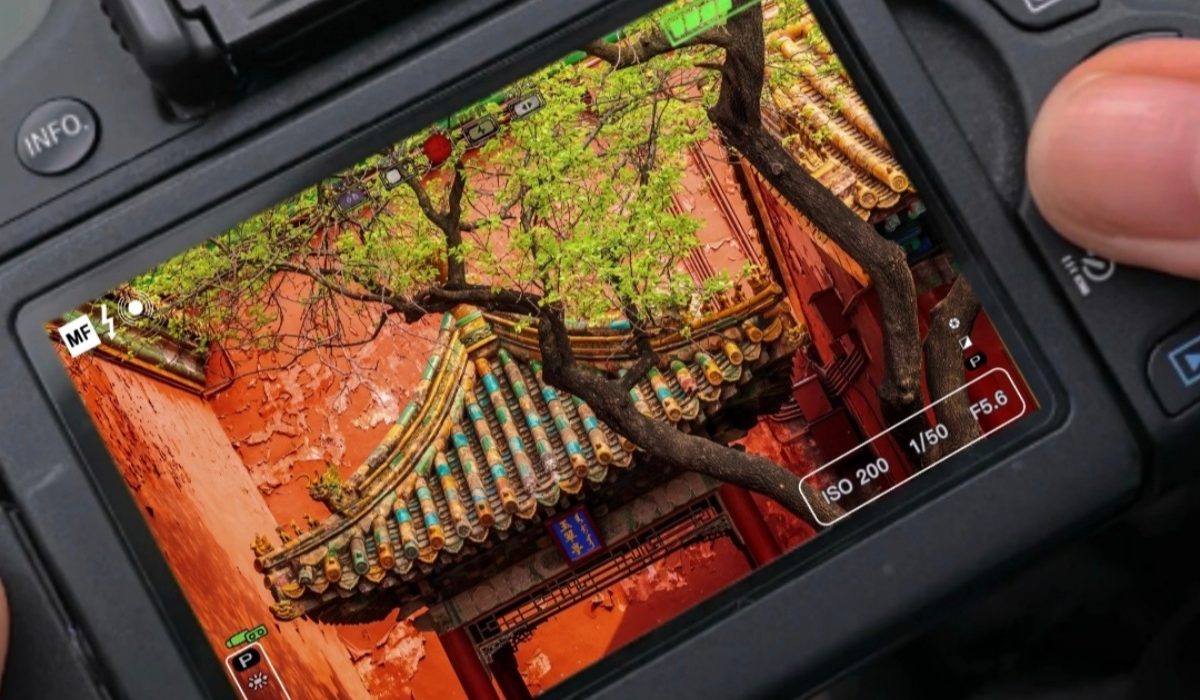 Forbidden City in the camera