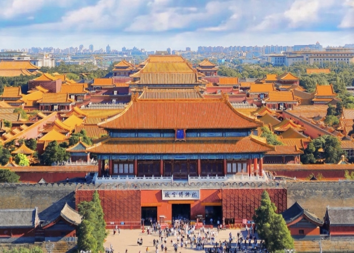 Jingshan Park panoramic view