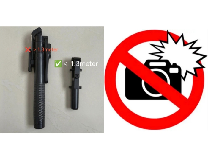 Photography and Filming Equipment Restrictions