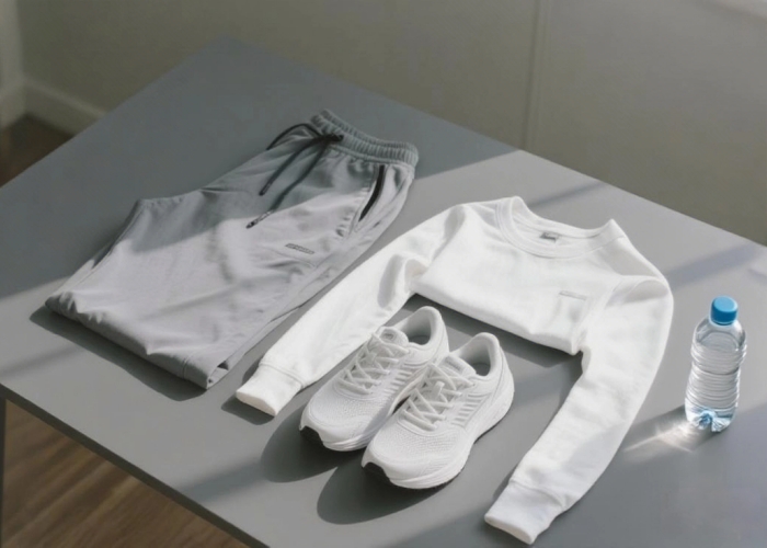 Suitable clothing in spring or autumn