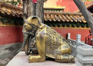 The architectural layout of the Forbidden City